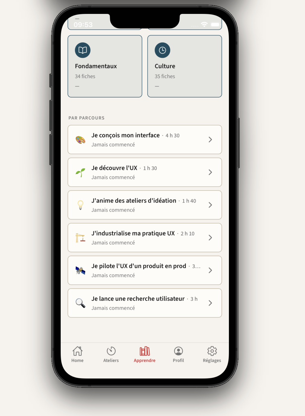 UX Manager Apprendre